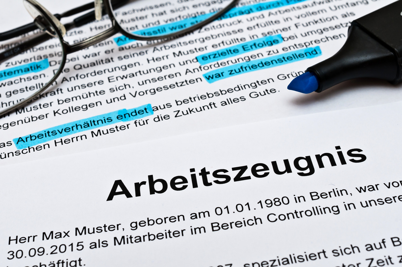 Prfung des Arbeitszeugnisses